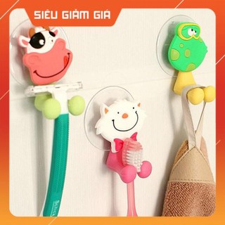 Móc hít chân không hình thú treo đồ