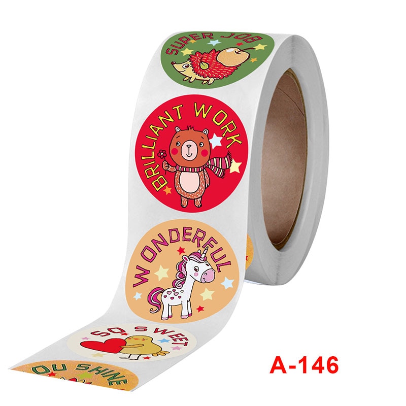Set 500 Miếng Dán 8 Họa Tiết Cho Bé
