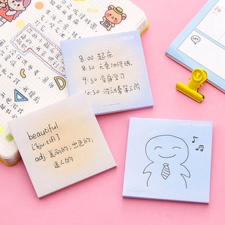 Ins Memo Note Giấy Ghi Chú Màu Gradient Memo Pad