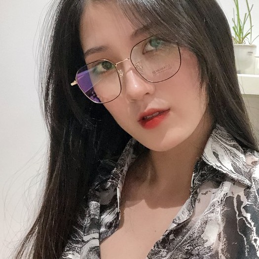 Gọng kính titanium 5201318 thời trang cao cấp nam nữ siêu nhẹ siêu bền OURESS