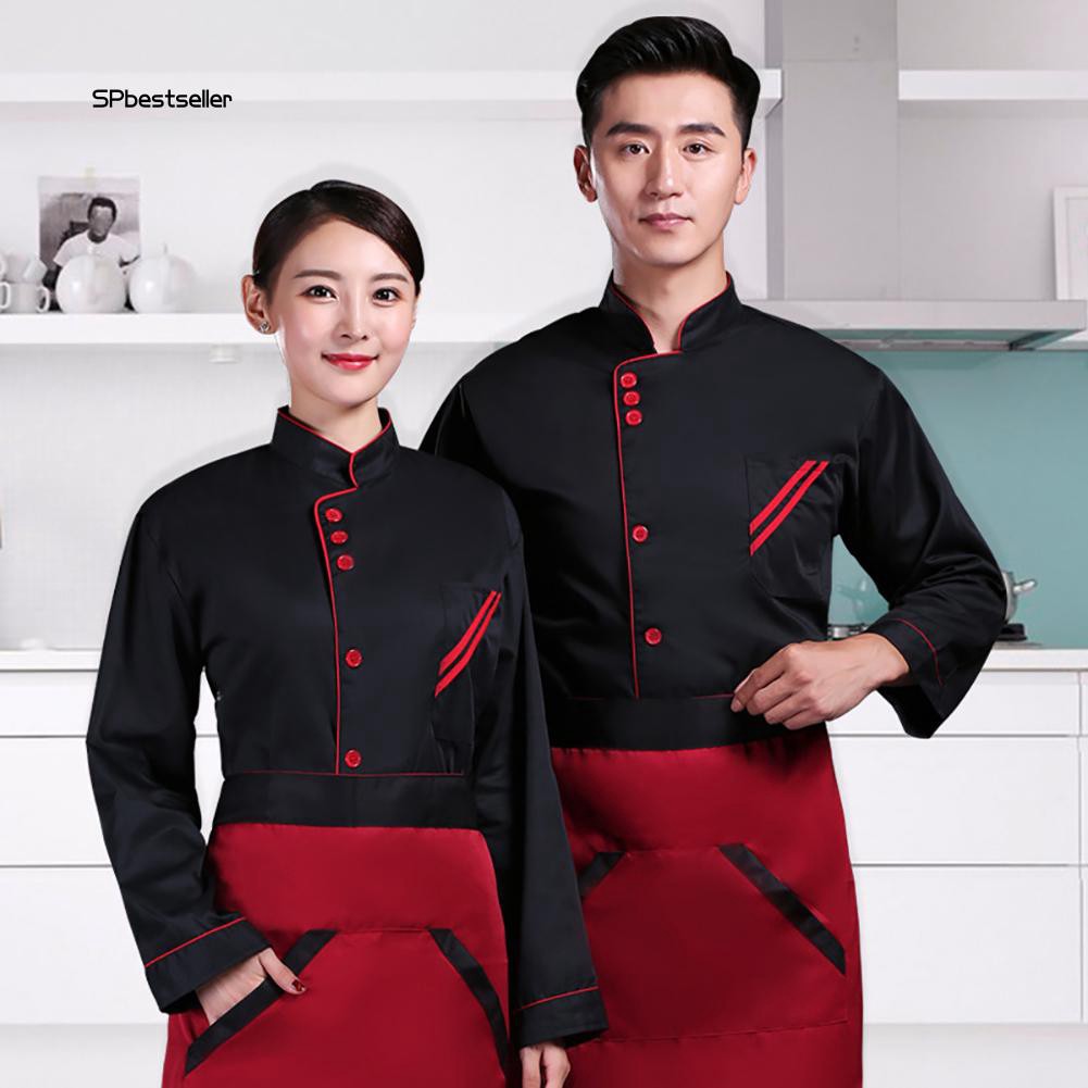 Áo đồng phục đầu bếp thời trang thanh lịch cho nam và nữ