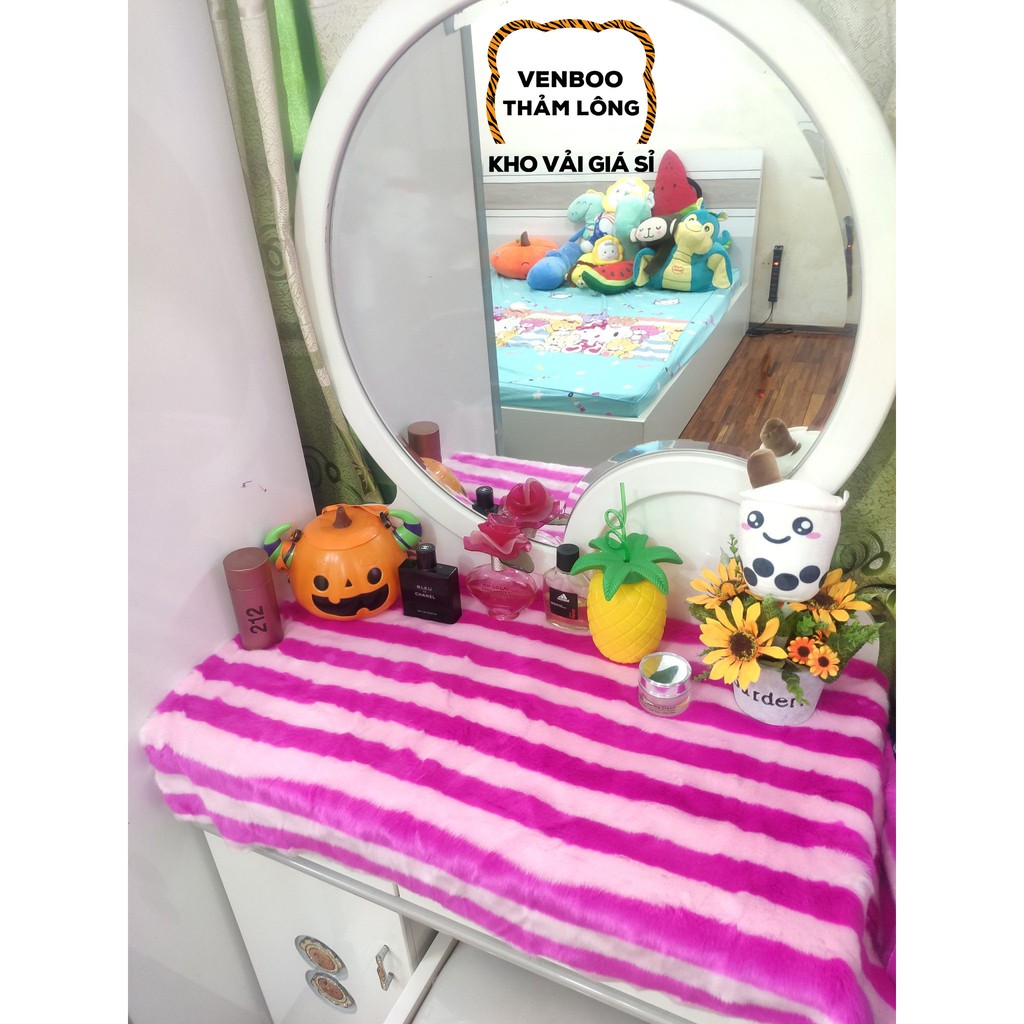 🌟 Thảm trải sàn trang trí nội thất cute | Hồng Caro Lux | Sự lựa chọn yêu thích 2021