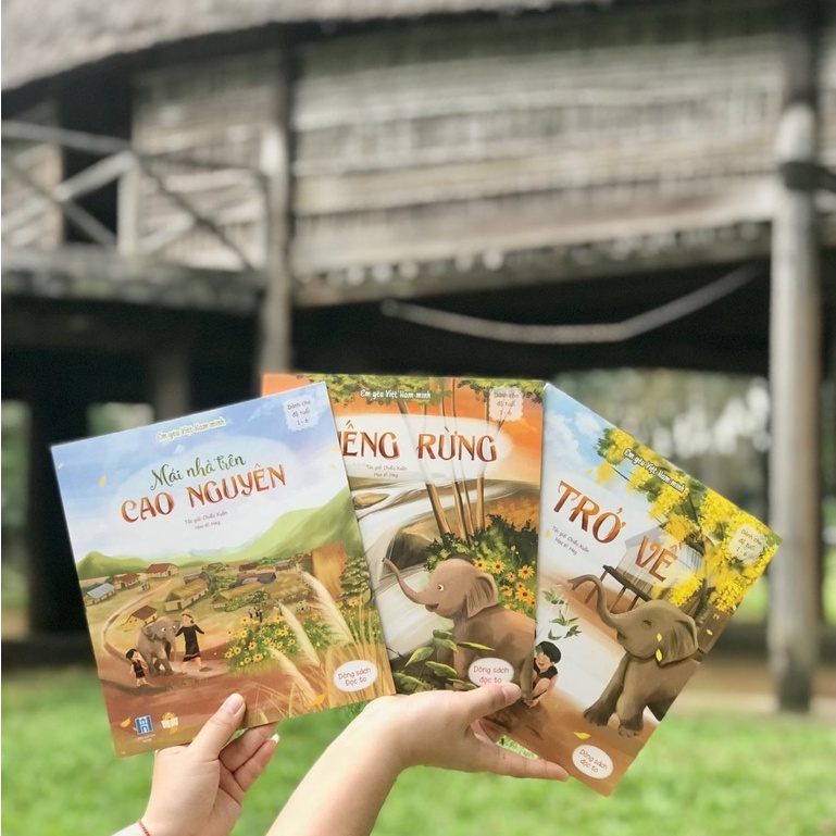 Truyện Kể Cho Bé Trước Giờ Đi Ngủ - Set 3 cuốn Voi Đing Đoong Đi Tìm Mẹ - Sách cho bé 1-6 tuổi