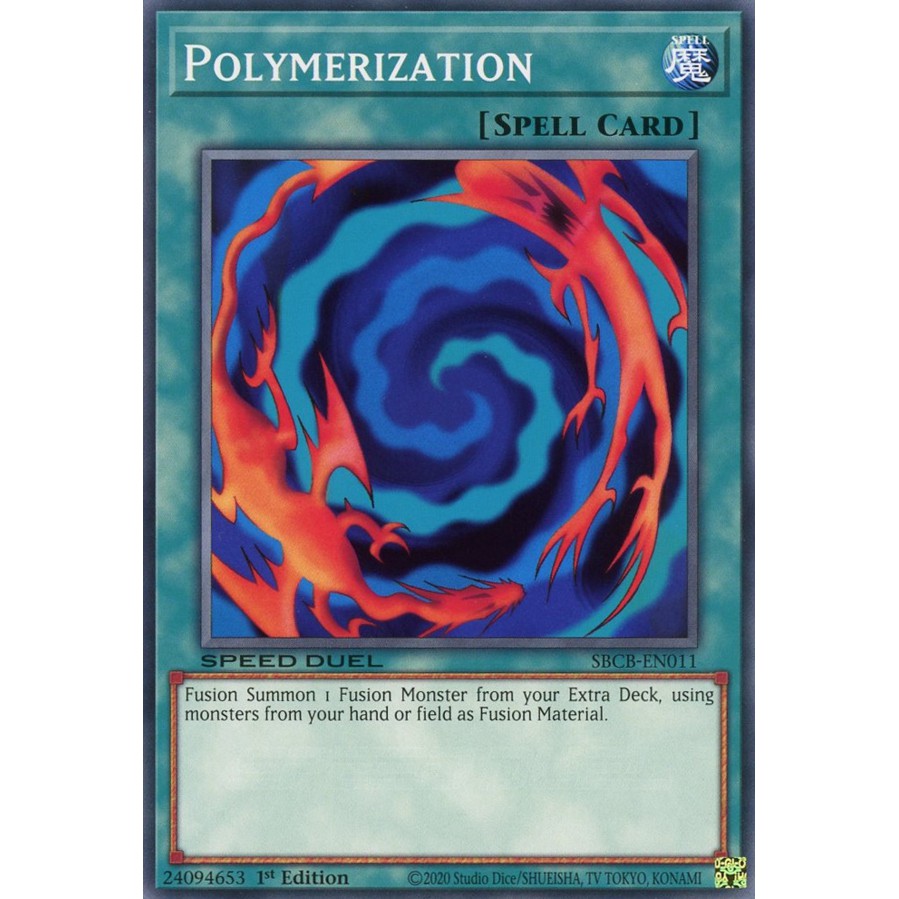 [ Zare Yugioh ] Lá bài thẻ bài SBCB-EN011 - Polymerization