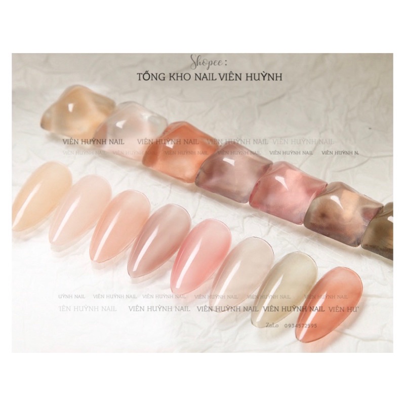 Sơn gel mini nội địa trung , màu thạch , mã mới 2022 (7,3ml)