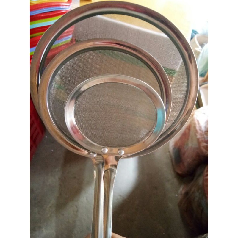Vợt  hớt bọt bằng inox siêu dày dặn