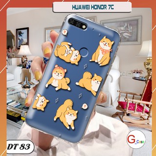 Ốp lưng dẻo trong in hình cho Huawei Honnor 7C
