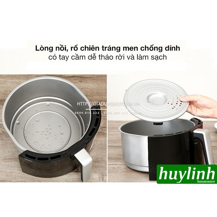 [Mã ELHAMS5 giảm 6% đơn 300K] Nồi chiên không dầu điện tử Perfect PF-D92 - D88 - 5 lít