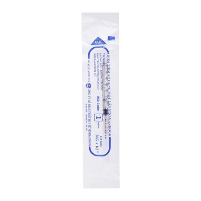 BƠM TIÊM SỬ DỤNG MỘT LẦN VINAHANKOOK (1, 3, 5, 10, 20 ML/CC )