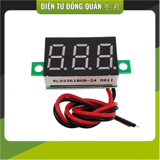 Đồng hồ đo áp dc 2 dây 2.7 - 32vdc màu đỏ - xanh dương - xanh lá - trắng