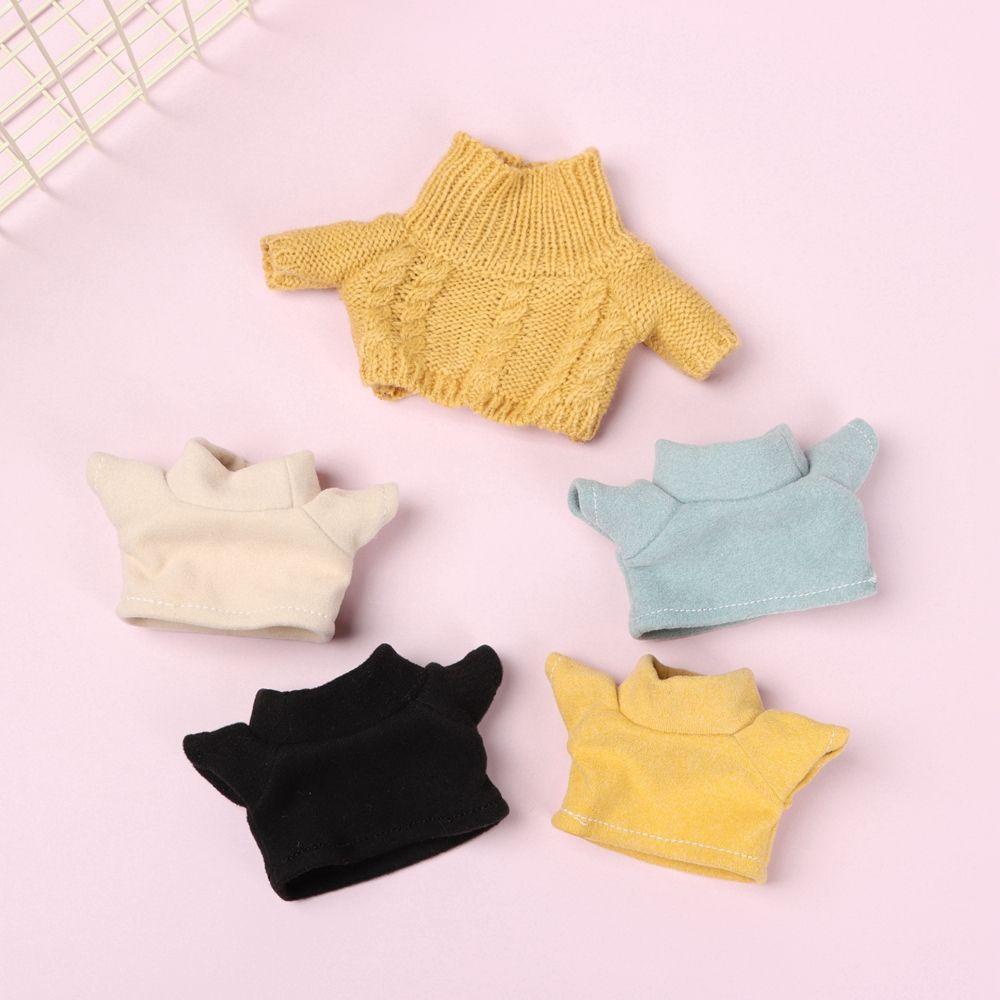 Áo hoodie tay dài họa tiết cầu vồng thời trang cho búp bê 12~20cm tỉ lệ 1/12