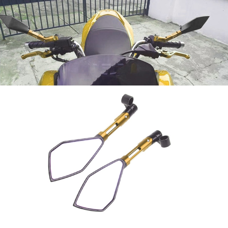 Gương Chiếu Hậu Góc Rộng Tùy Chỉnh Tiện Dụng Cho Xe Đạp / Mô Tô