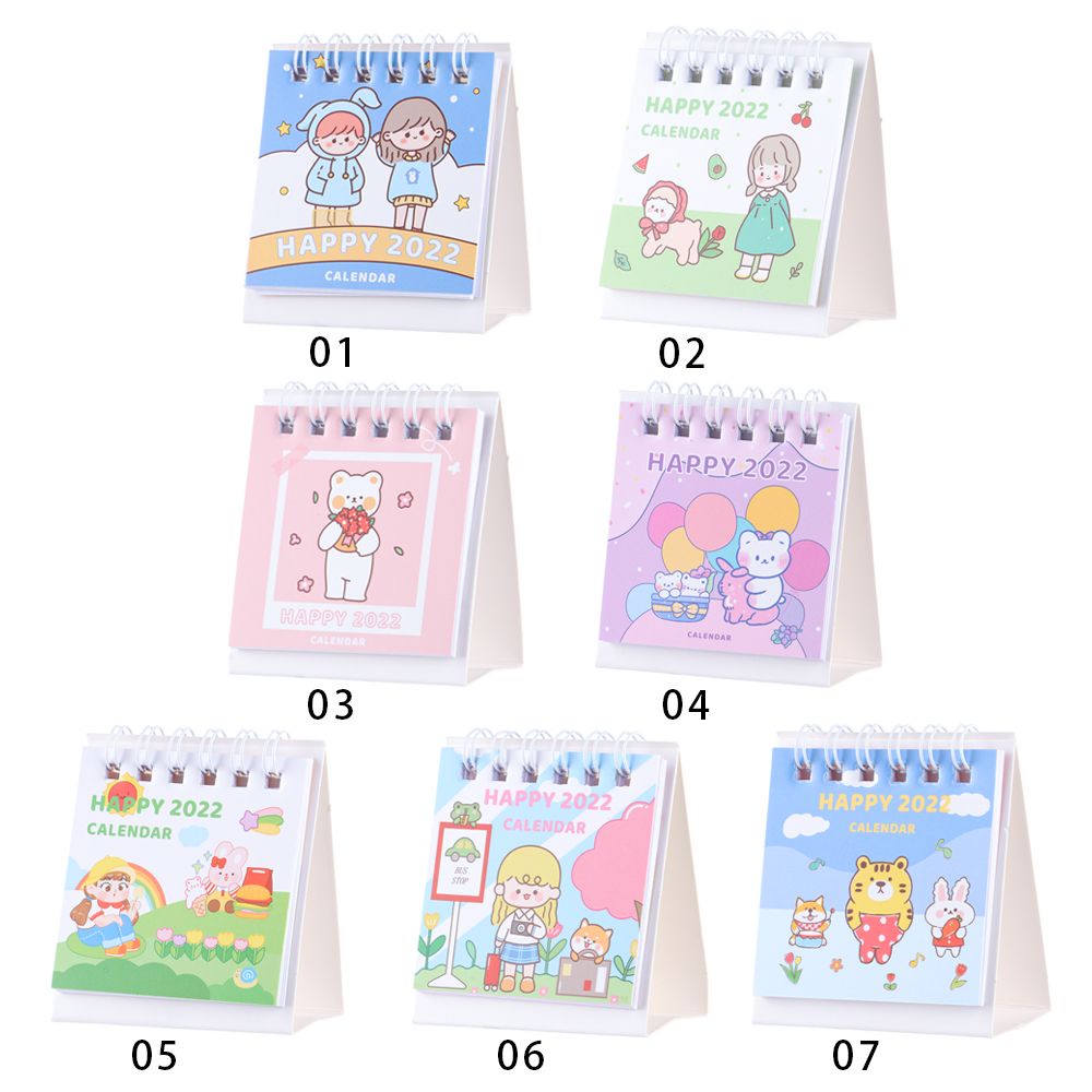 Lịch Để Bàn Thiết Kế Dễ Thương Nhỏ Gọn Tiện Dụng Cho Gia Đình