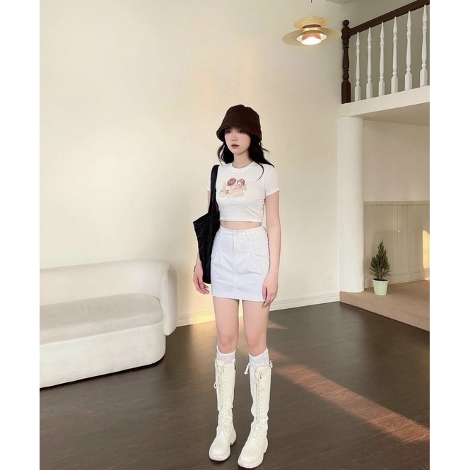 Áo croptop thiên thần siêu hot