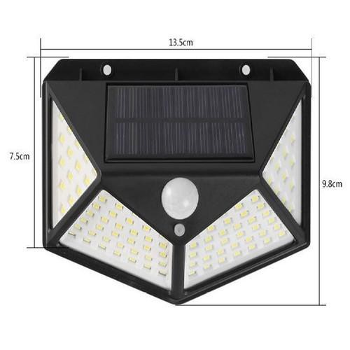 Đèn cảm biến hồng ngoại năng lượng mặt trời Solar Motion Sensor Light 100 bóng LED