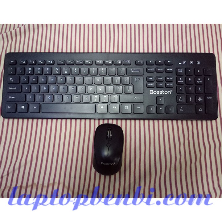 Combo chuột và bàn phím ko dây Bosston WS500 | Bộ combo mouse & Keyboard wireless