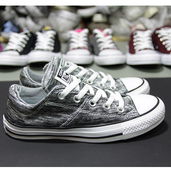 Giày Converse Madison thấp cổ vải xám CTVX34