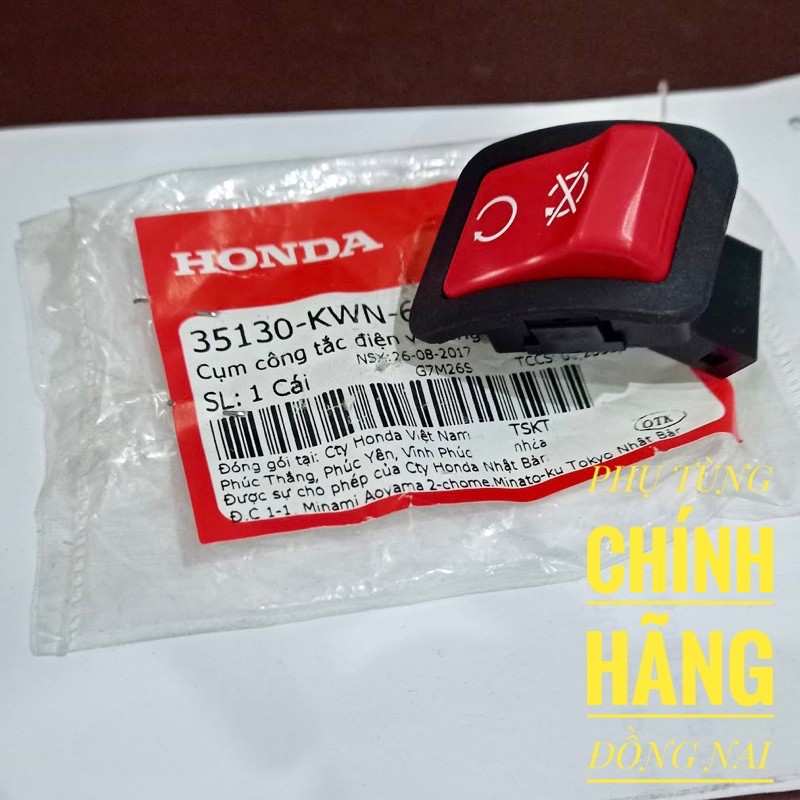 BỘ CÔNG TẮC NGẮT MÁY/CÔNG TẮC ĐIỆN VÔ LĂNG CHÍNH HÃNG HONDA