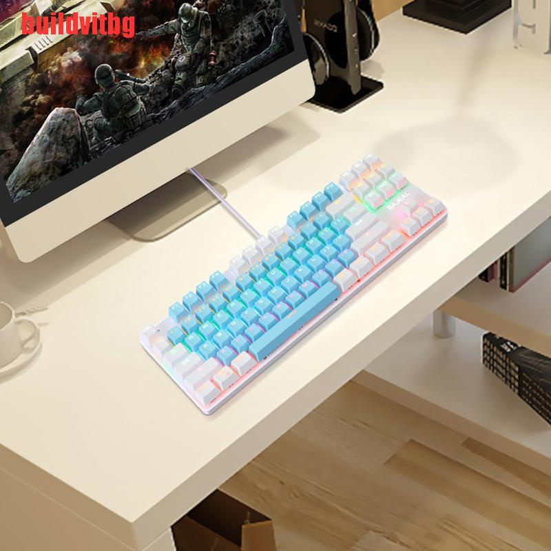 Bàn Phím Cơ Gaming K100 Led 87 Phím Có Dây Usb Cho Máy Tính Bảng / Bàn Phím Gvq