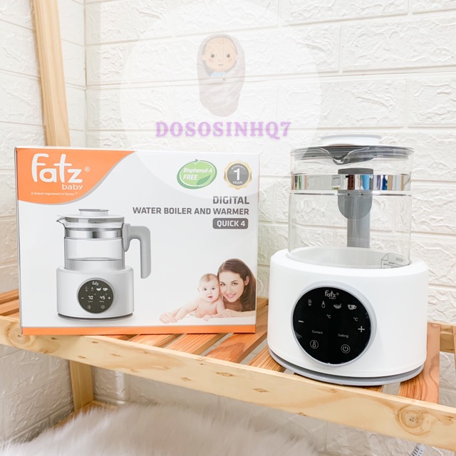 MÁY ĐUN VÀ HÂM NƯỚC PHA SỮA ĐIỆN TỬ  FATZBABY QUICK 4