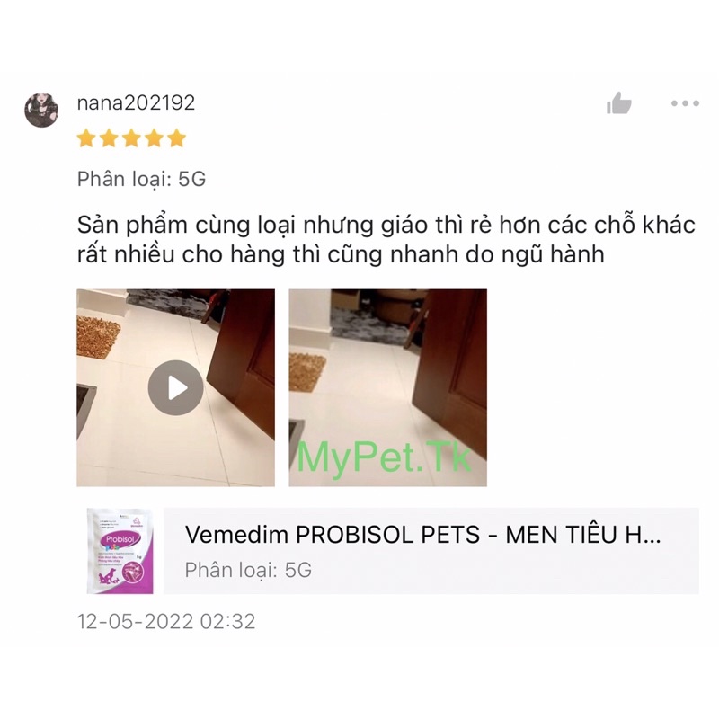 Vemedim PROBISOL PETS - MEN TIÊU HÓA CHO CHÓ, MÈO, THỎ