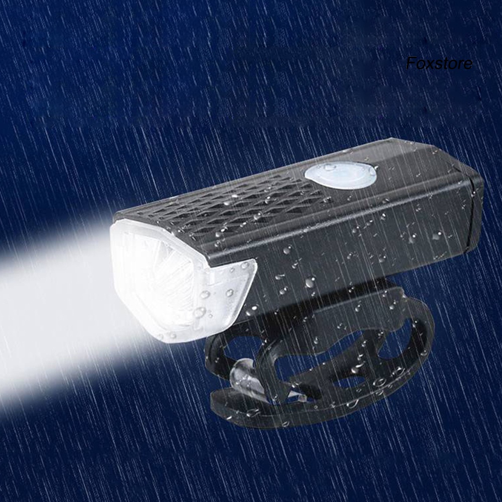 Đèn LED USB xoay 360 độ gắn phía trước và sau xe đạp