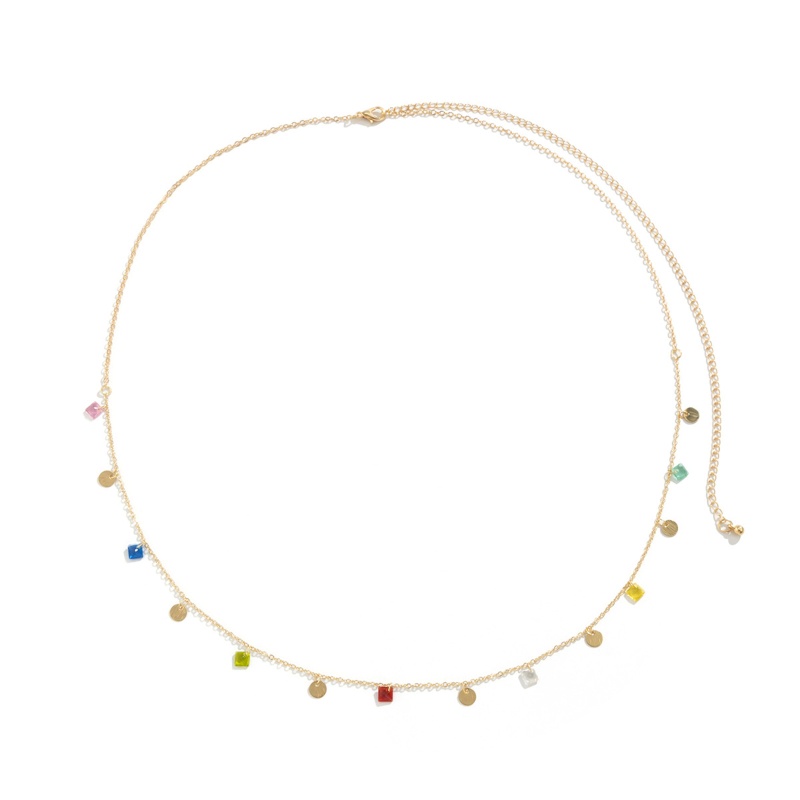 Dây Mắt Xích Đeo Hông Một Lớp Trang Sức Khi Mặc Bikini Dành Cho Nữ