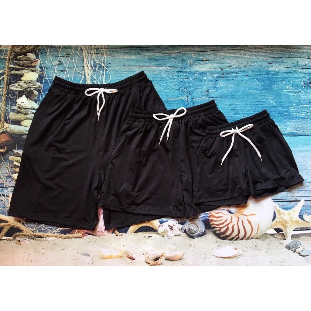 bộ gia đình áo quần đi biển chất cotton mịn mát  giá sĩ ( Áo + quần)