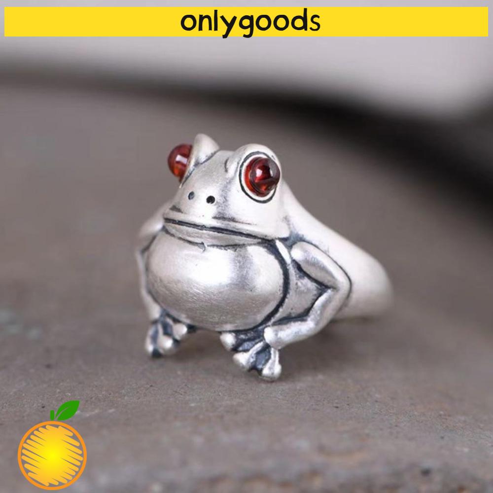 🎉ONLY🎉 New Bohemian Fashion Open Finger Frog Ring Creative Valentine's Day Gifts Jewelry|Color Adjustable Women Lady Retro Style