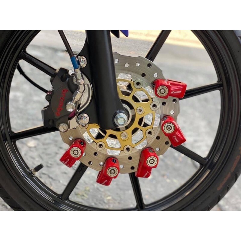 Bộ khoá đĩa Honda sử dụng cho tất cả các loại xe máy " chính hãng"
