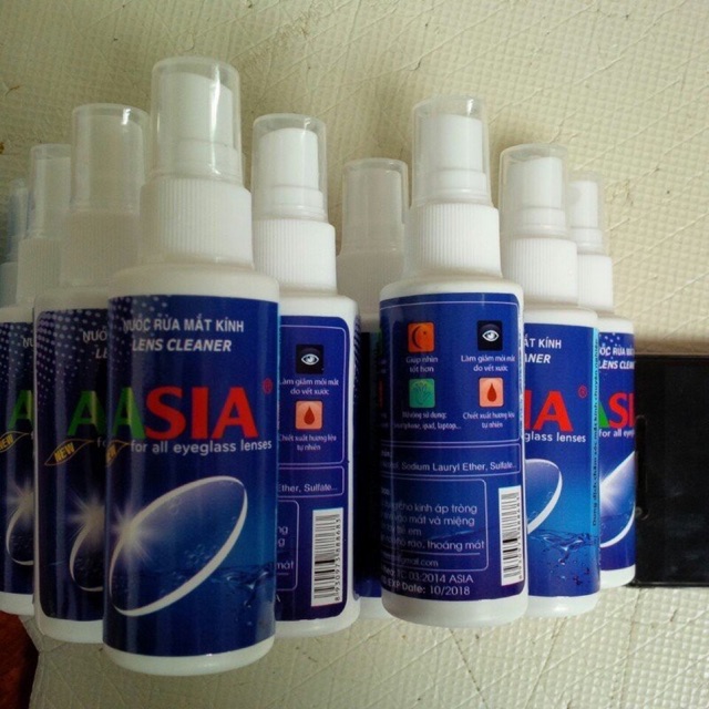 Combo 100 chai nước lau kính