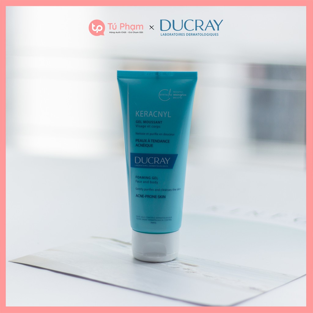 Sữa Rửa Mặt Ducray Keracnyl Gel Moussant