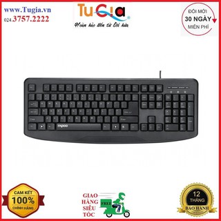 Bàn phím có dây rapoo nk2500 usb - hàng chính hãng