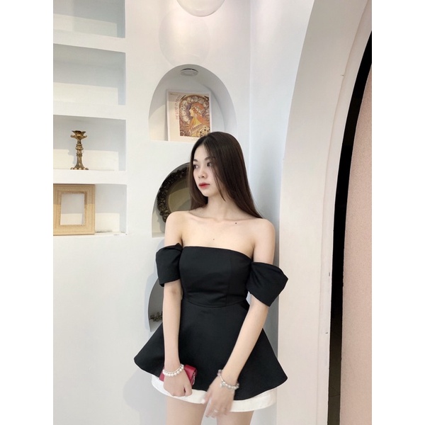 ÁO TRỄ VAI THIẾT KẾ SANG TRỌNG