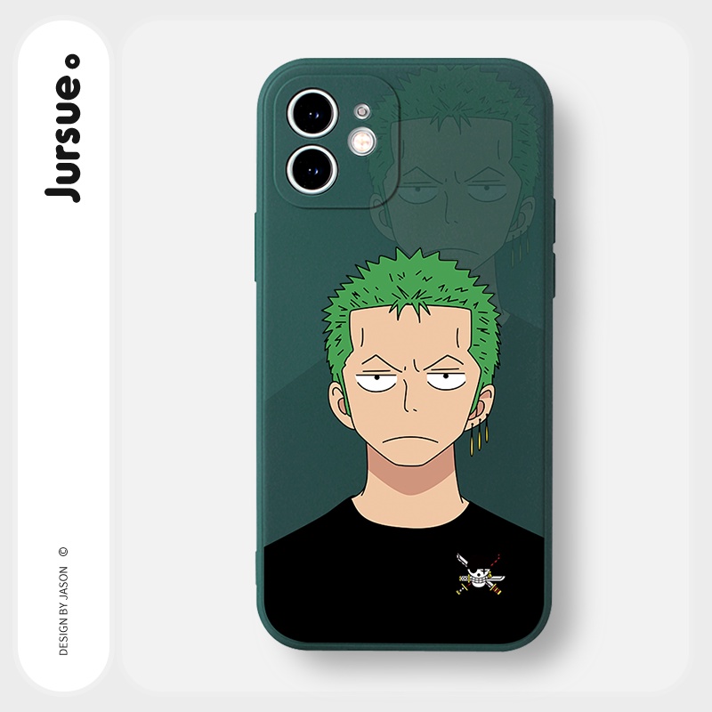 Ốp lưng JURSUE mềm chống bẩn hoạt hình dễ thương đẹp cho iPhone 13 12 11 Pro Max SE 2020 X XR XS ip 8 7 6 6S Plus Y198