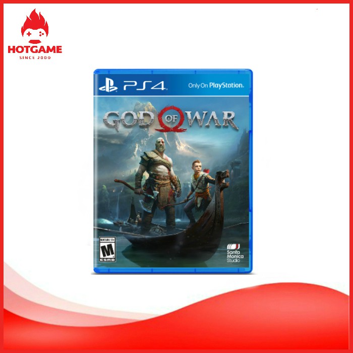 Đĩa game Ps4 God of war 4 mới nguyên seal hệ Asia