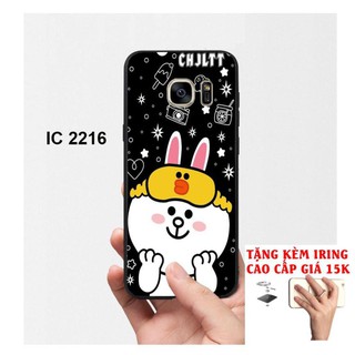 [Ốp điện thoại giá rẻ] ỐP SamSung S7 - SS S7 Edge in hình icon quả đào tiên