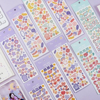 miếng dán sticker trang trí toploader, sổ, thiệp Loại 8