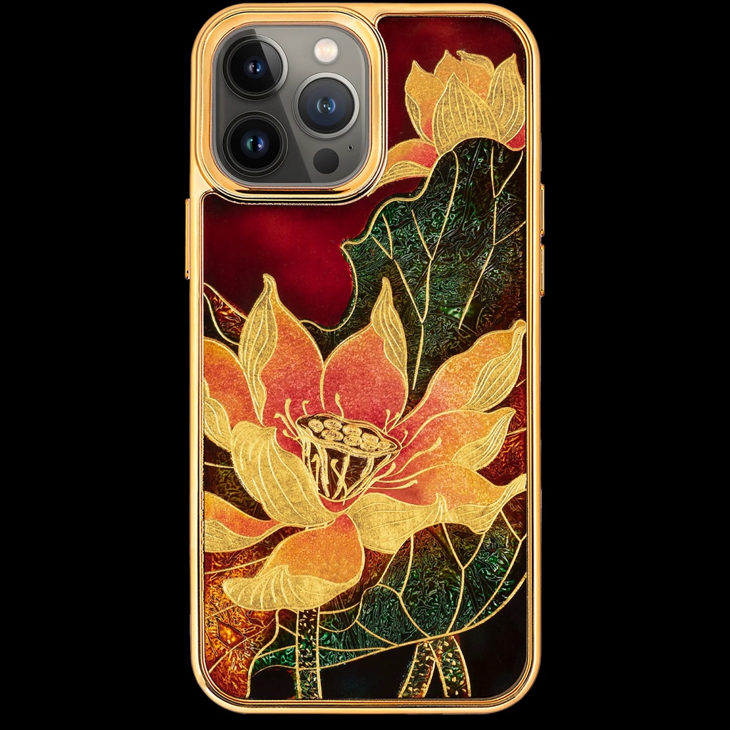 Ốp điện thoại cho iPhone 13 Pro / 13 Pro Max mẫu Tịnh Khách Hoa thương hiệu La Sonmai