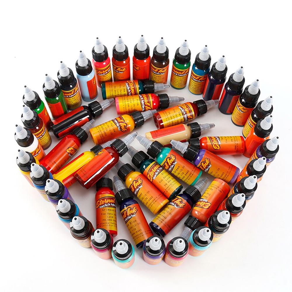 Hộp 25 Màu Mực Xăm 30Ml Chuyên Dụng