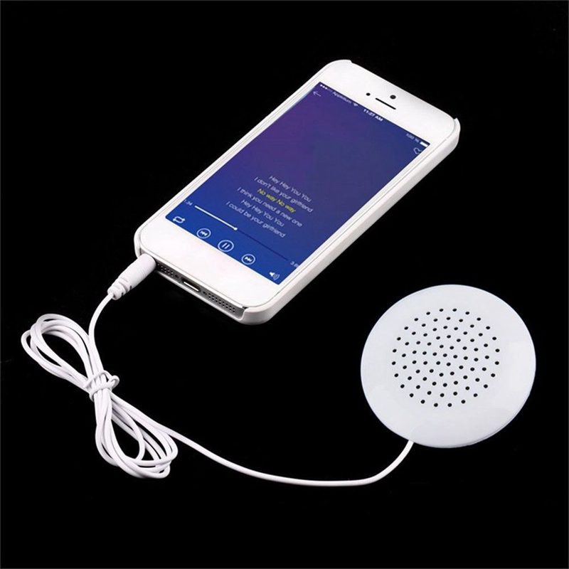 Loa Mini 3 5mm Màu Trắng Cho Iphone Ipod Cd Radio Mp3