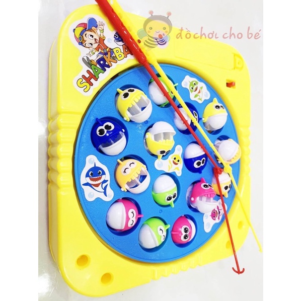 Bộ đồ chơi câu cá trẻ em cá mập baby shark-