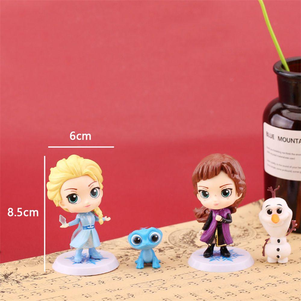 Set 4 Mô Hình Nhân Vật Phim Frozen2 2-8cm