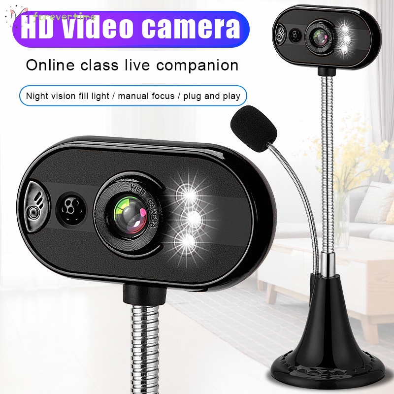 【COD】 Camera USB USB HD với Mic Night Vision cho máy tính để bàn PC Máy tính xách tay Home Office Mới | BigBuy360 - bigbuy360.vn
