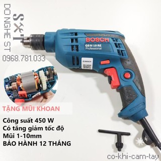 Máy bắn vít lõi đồng GBM 10RE tặng mũi khoan - BH 12 tháng