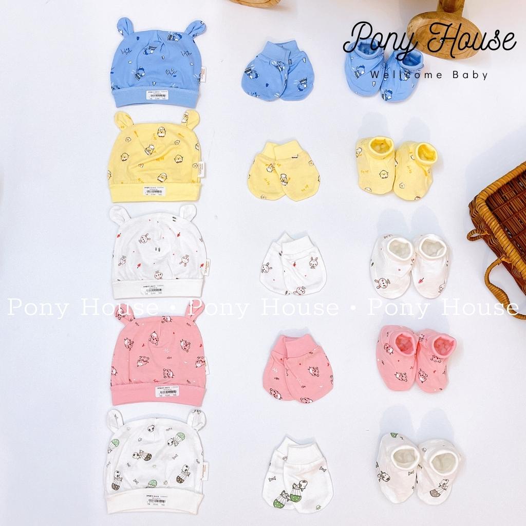 Set Mũ, Bao Tay, Bao Chân Dokma Chất Cotton Mỹ Cho Bé Sơ Sinh