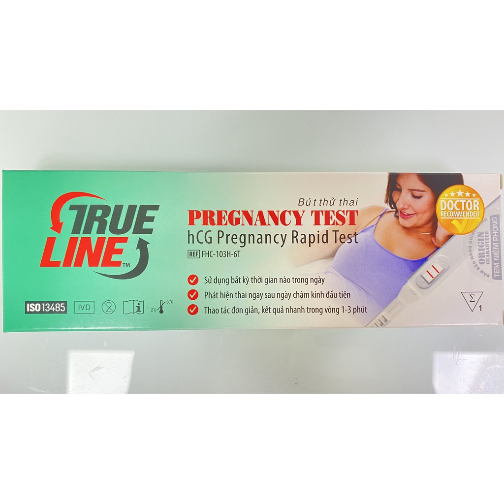 Bút Thử Thai True Line.Phát Hiện Thai Sớm,Độ Chính Xác Cao,Nhanh