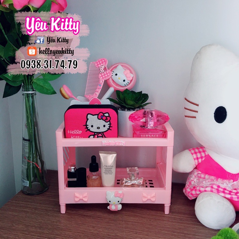 Kệ mini 2 tầng Hello Kitty