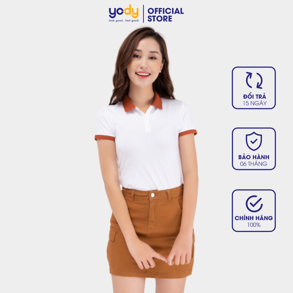 [Mã WABRYD1111 giảm 10% đơn 250K] Áo Polo Nữ Yody phối cổ chất liệu cotton coolmax mềm mịn thoáng mát APN4394 | BigBuy360 - bigbuy360.vn