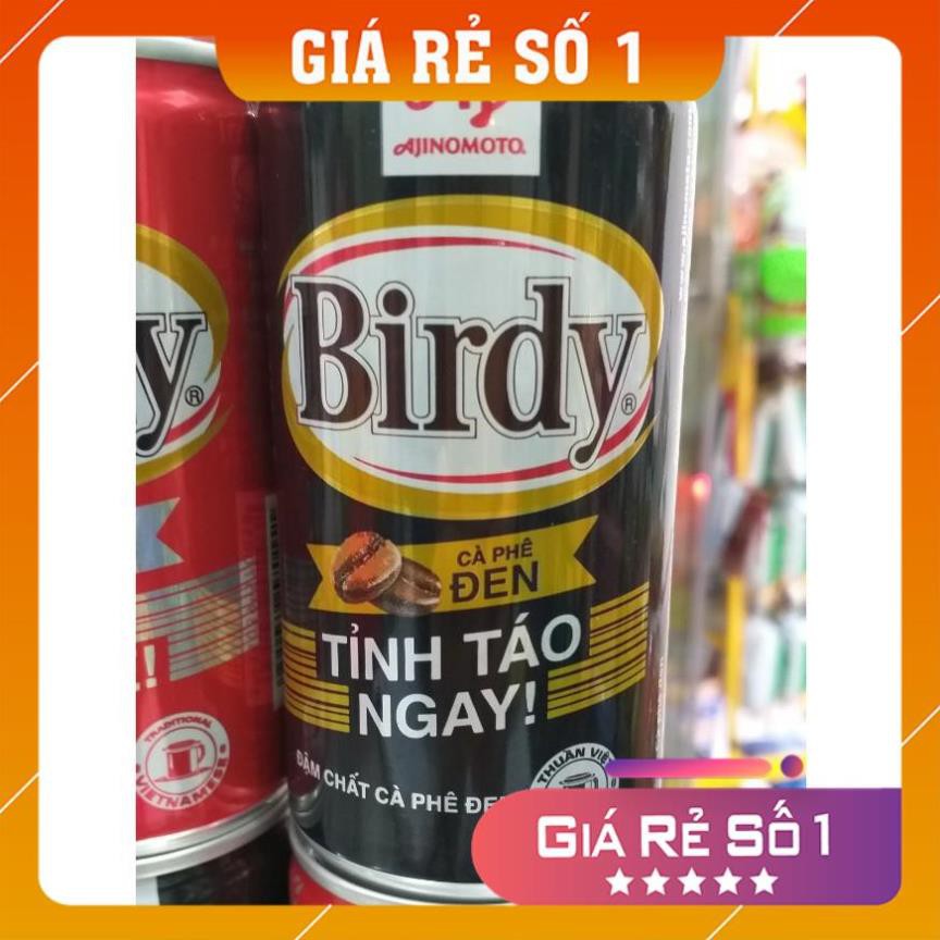 CÀ PHÊ ĐEN/ SỮA BIRDY LON 170ML (shopmh59)